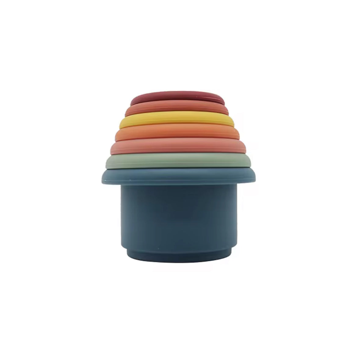 7pc Silicone Stacking Cups