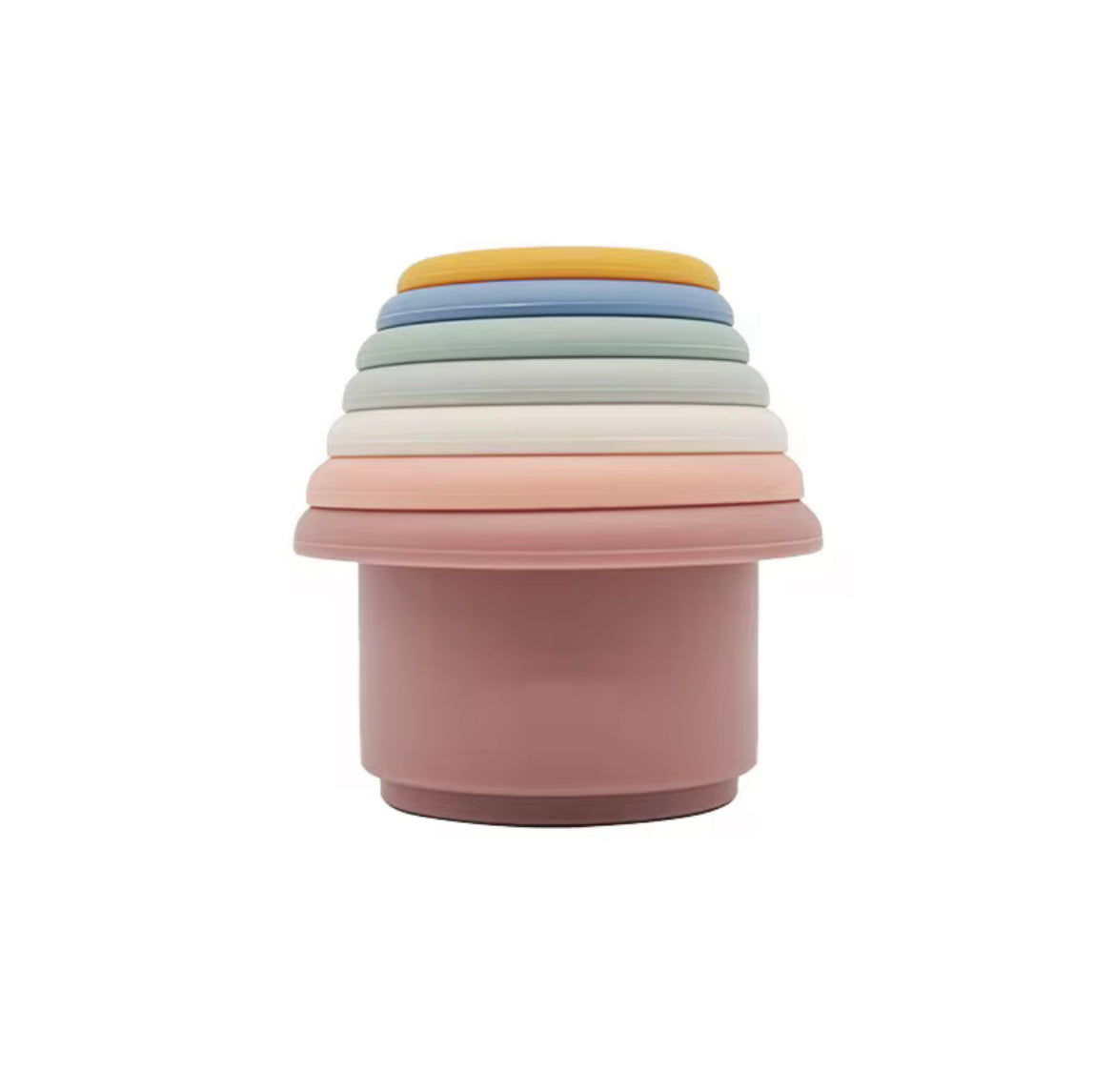 7pc Silicone Stacking Cups